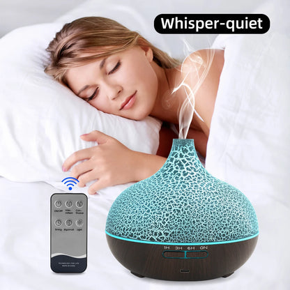 Ultrasonic Air Humidifier with Essential Oil Diffuser & Remote Control  Cool Mist for Home