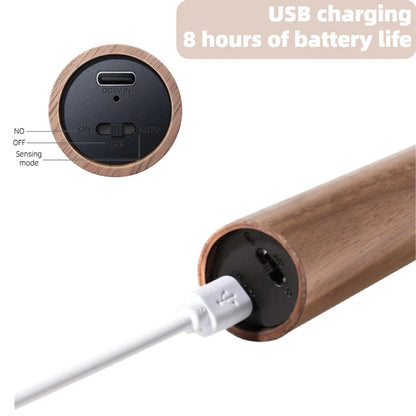 Motion Sensor LED Wooden Night Light – USB Powered