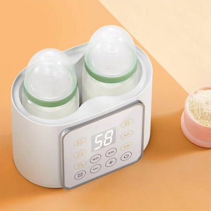 Baby Bottle Warmer with 24Hr Thermostat | Fast Heating for Breast milk & Formula – Travel Friendly