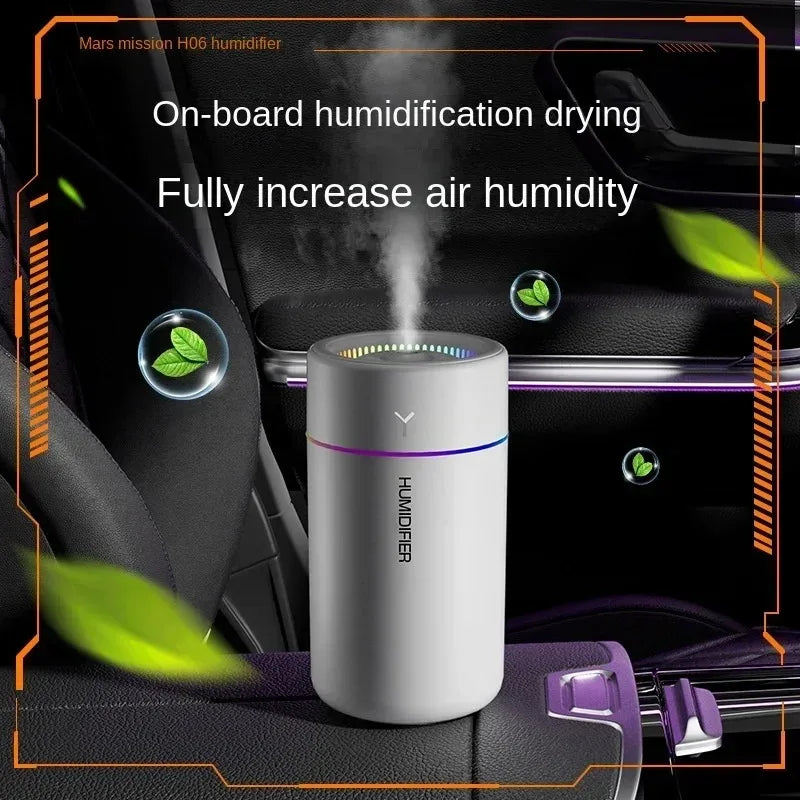 Silent 280ML Ultrasonic Humidifier – Large Fog, LED Light, Essential Oil Diffuser