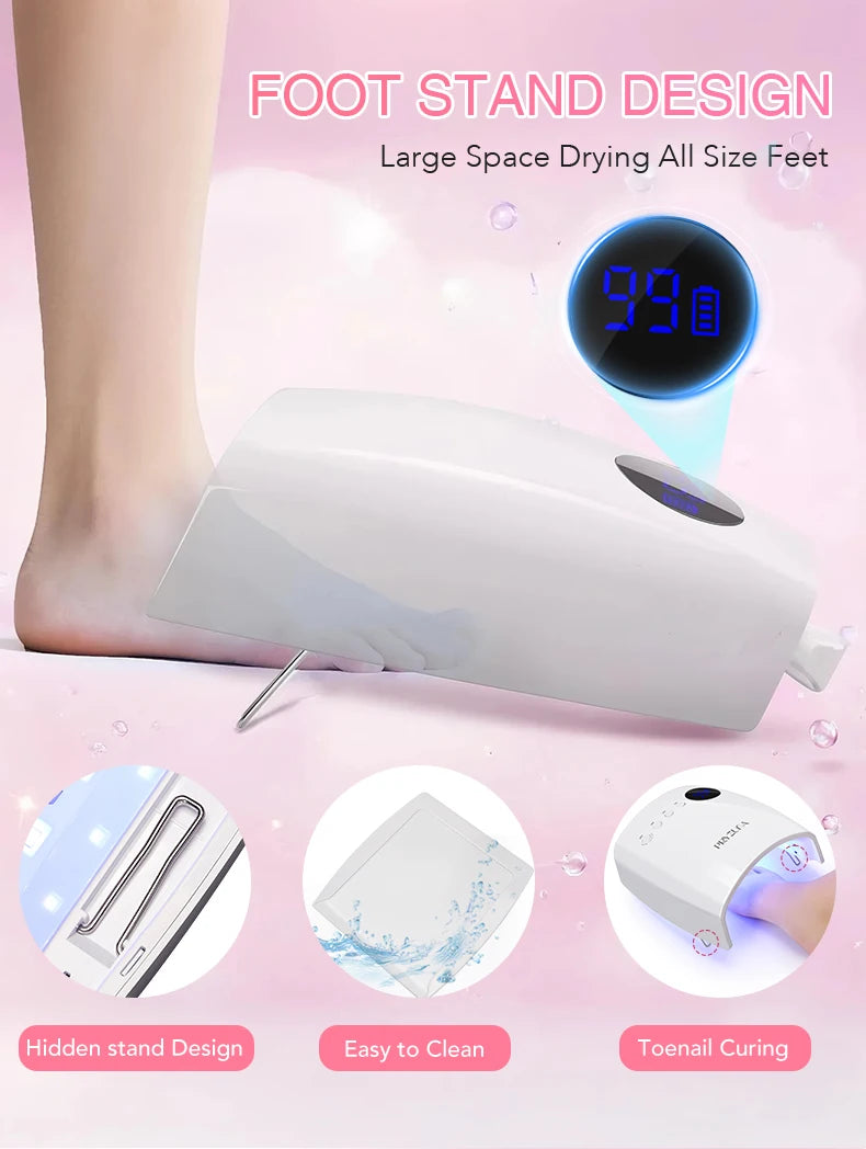 Professional UV/LED Nail Lamp – Fast, Safe &amp; Portable