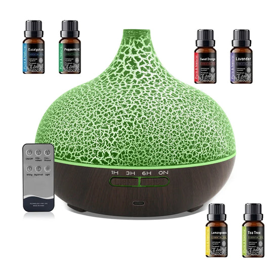 Ultrasonic Air Humidifier with Essential Oil Diffuser & Remote Control  Cool Mist for Home