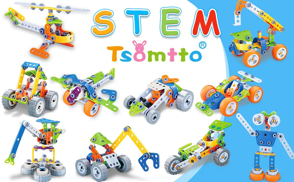 SUNVERY STEM Building Toy Set - Creative Learning Games