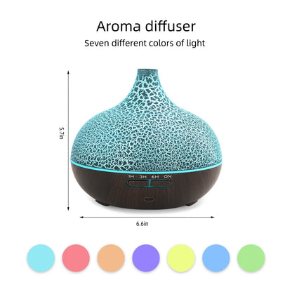 Ultrasonic Air Humidifier with Essential Oil Diffuser & Remote Control  Cool Mist for Home