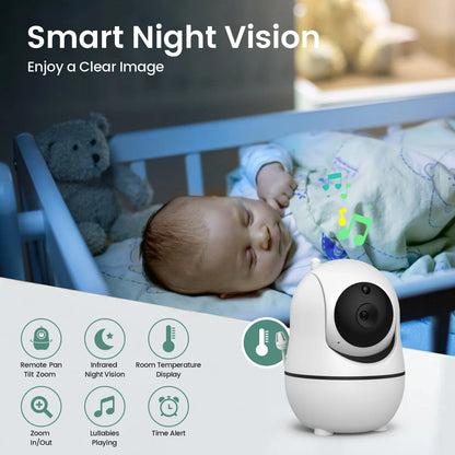 7” Split-Screen Baby Monitor with Dual Cameras (SM70)