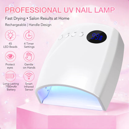Professional UV/LED Nail Lamp – Fast, Safe &amp; Portable