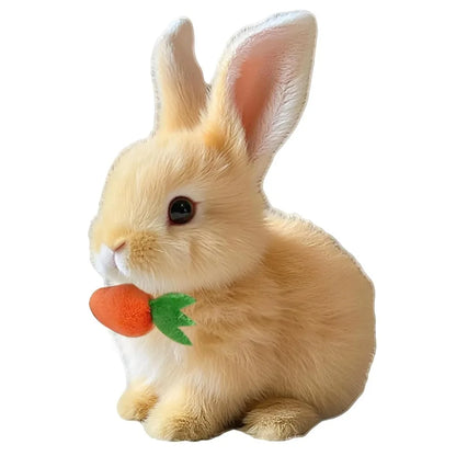 Cute electric plush bunny that hops, twitches, and wiggles like the real thing—endless fun without the mess!