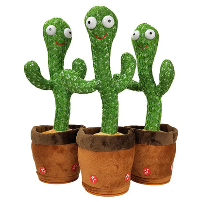 Dancing Cactus Plush Toy - Singing, Learning, Speaking & Twisting Cactus doll