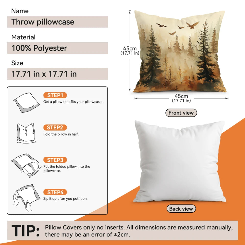 Premium Printed Pillowcase – Soft, Stylish &amp; Non-Toxic