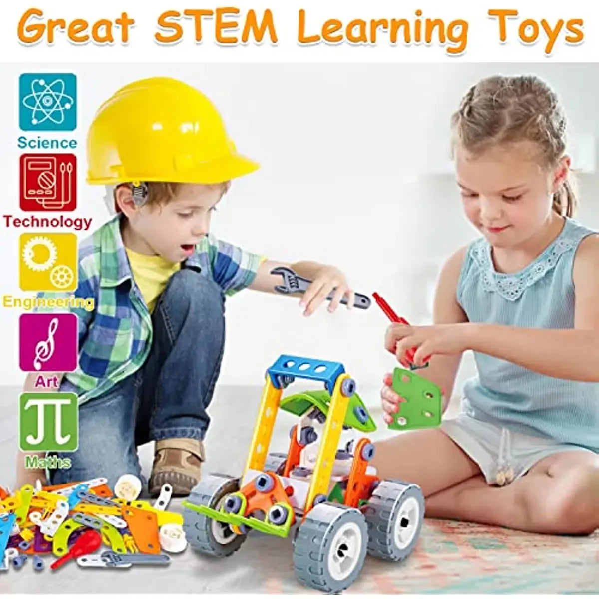 SUNVERY STEM Building Toy Set - Creative Learning Games