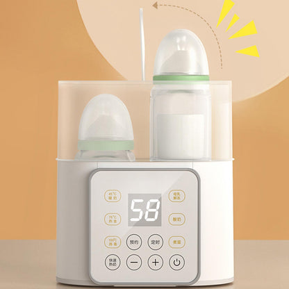 Baby Bottle Warmer with 24Hr Thermostat | Fast Heating for Breast milk & Formula – Travel Friendly