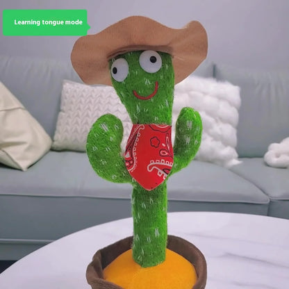 Dancing Cactus Plush Toy - Singing, Learning, Speaking & Twisting Cactus doll