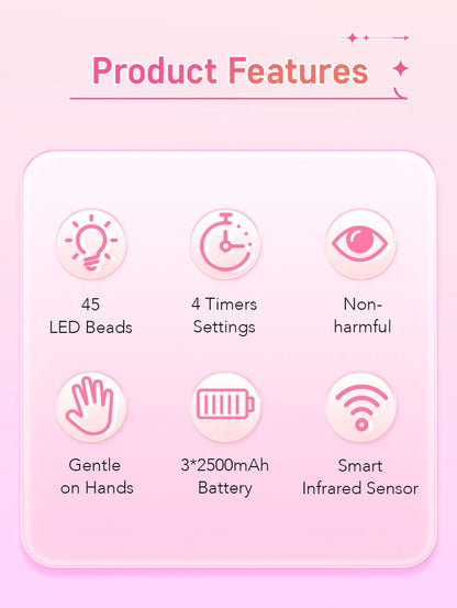 Professional UV/LED Nail Lamp – Fast, Safe &amp; Portable