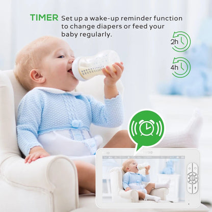 7” Split-Screen Baby Monitor with Dual Cameras (SM70)