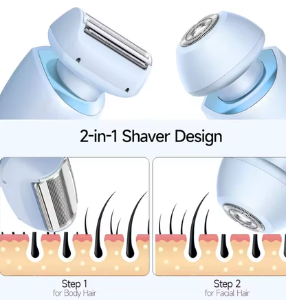 SmoothGlide Women’s Electric Razor – Painless & Rechargeable