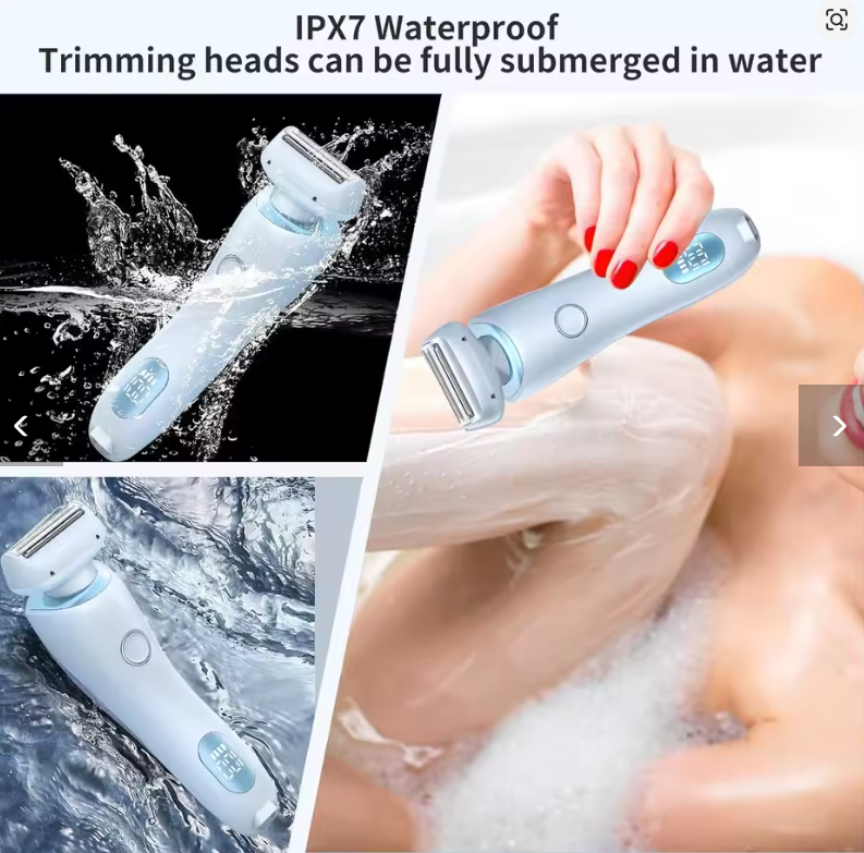 SmoothGlide Women’s Electric Razor – Painless & Rechargeable