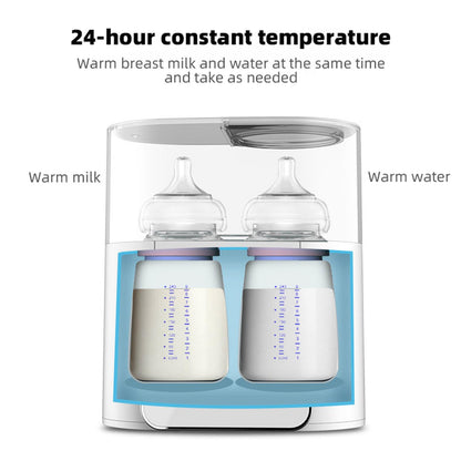 Baby Bottle Warmer with 24Hr Thermostat | Fast Heating for Breast milk & Formula – Travel Friendly