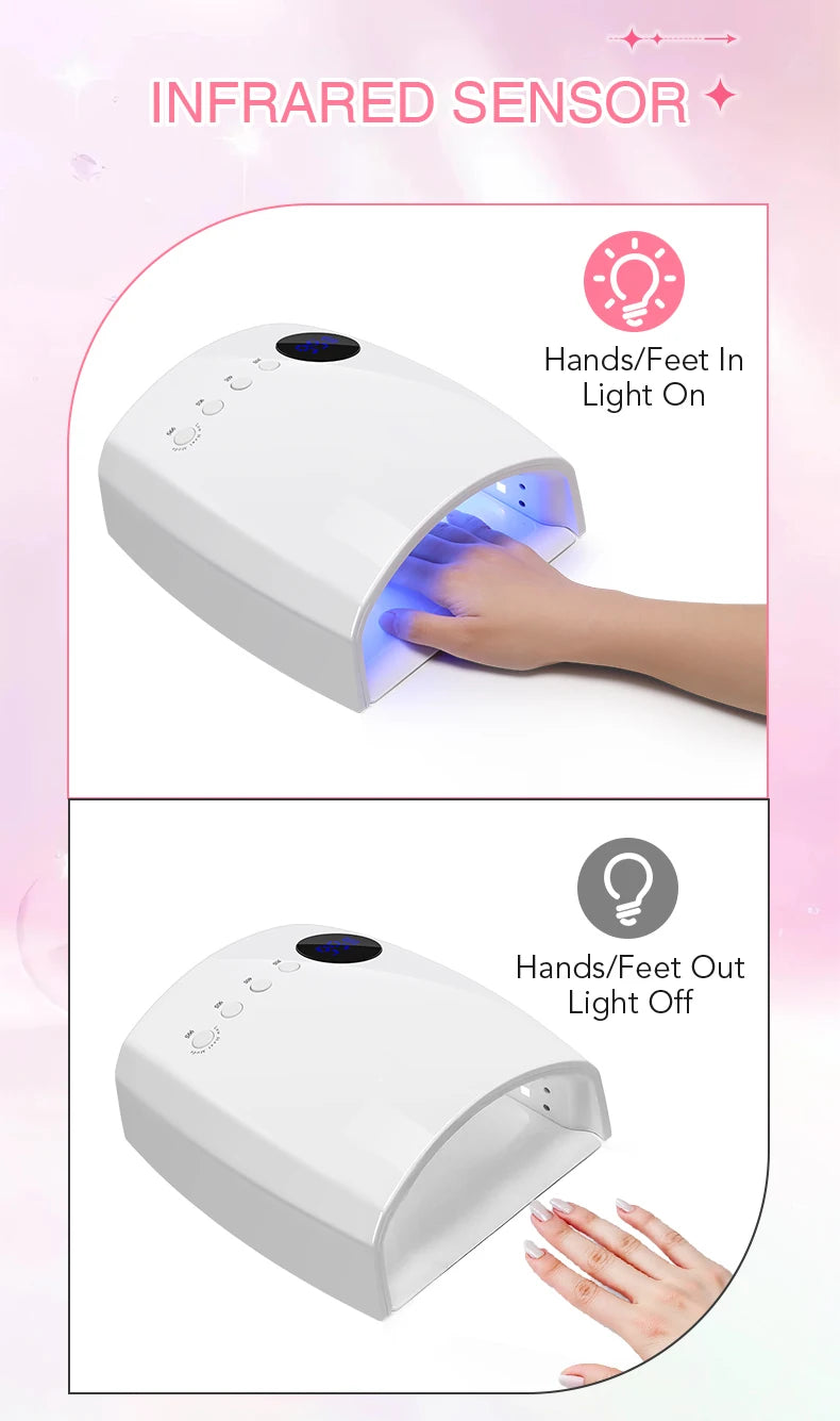 Professional UV/LED Nail Lamp – Fast, Safe &amp; Portable