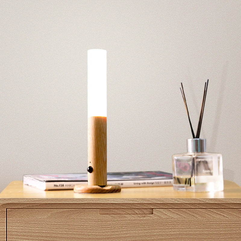 Motion Sensor LED Wooden Night Light – USB Powered