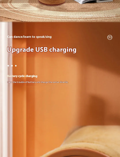 Dancing Cactus Plush Toy - Singing, Learning, Speaking & Twisting Cactus doll