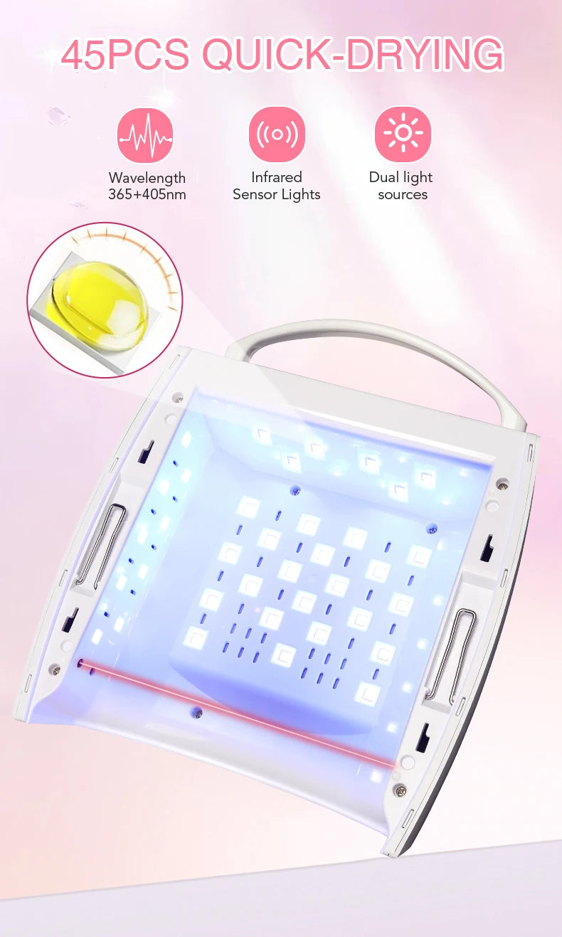 Professional UV/LED Nail Lamp – Fast, Safe &amp; Portable